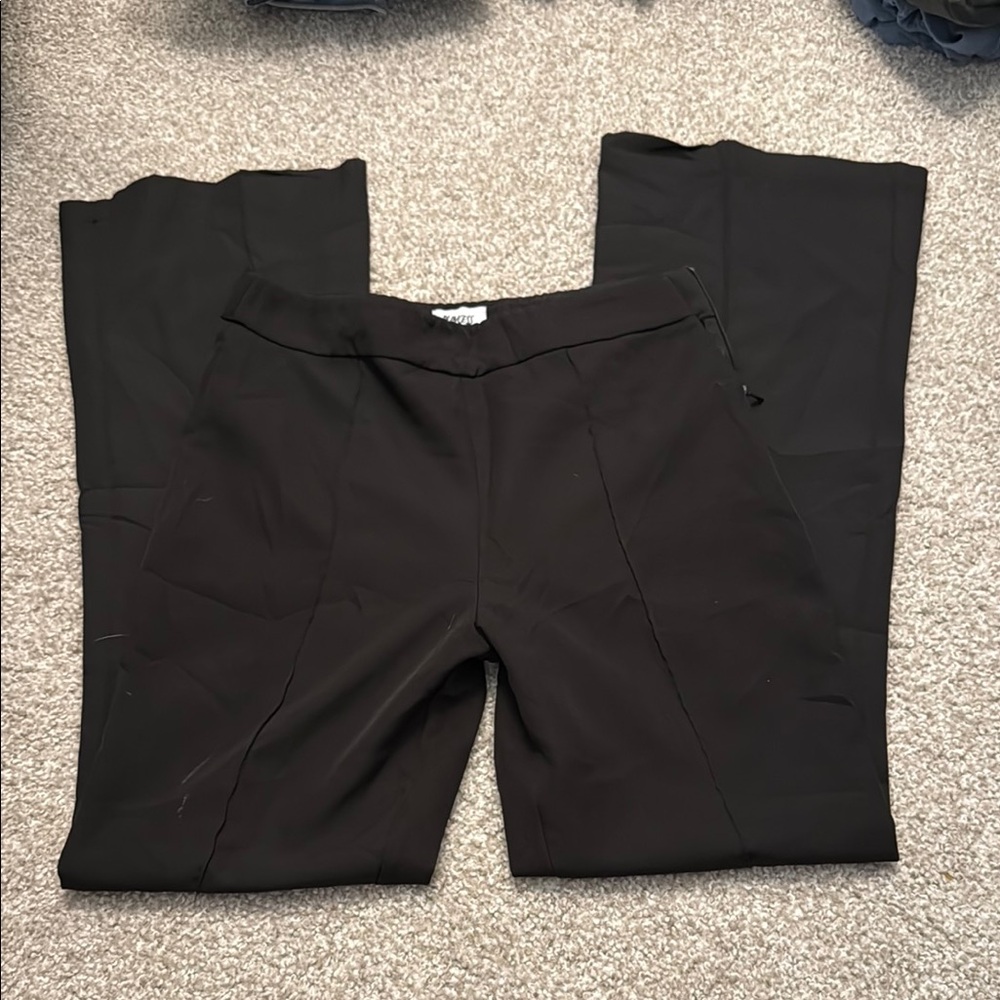 Princess Polly Black Dress Pants Straight-Leg